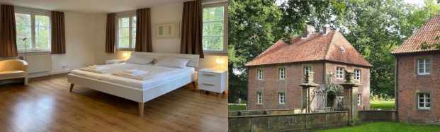 Collage 2 2-Bett-Zimmer + Torhäuser